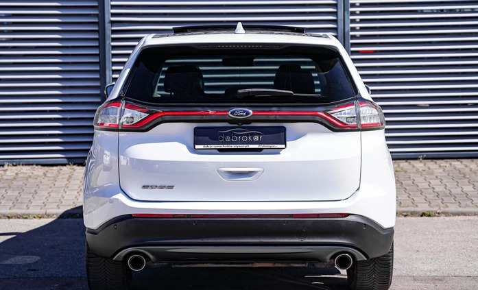 Ford EDGE cena 89900 przebieg: 123624, rok produkcji 2017 z Bieruń małe 667
